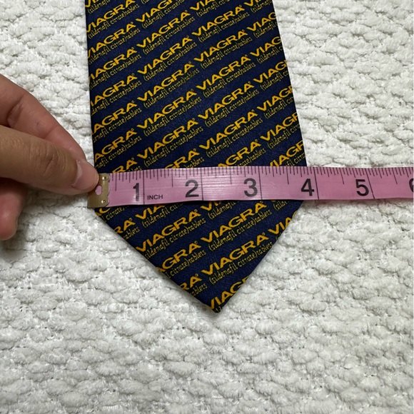 Fun Tie Blue Yellow - Picture 3 of 6